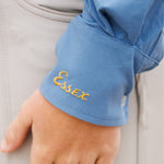 Essex Classics Dora II Schooling Shirt - Blue with Golden Snaffle Trim - Essex Classics - Equiluxe Tack
