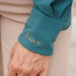 Essex Classics Dora II Schooling Shirt - Green with Hunter Derby Trim - Essex Classics - Equiluxe Tack