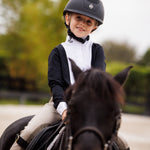 Essex Classics Girls "Luna II" Black Self - Trim Long Sleeve Performance Show Shirt - Essex Classics - Equiluxe Tack