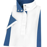 Essex Classics Girls "Luna II" Blue Self - Trim Short Sleeve Performance Show Shirt - Essex Classics - Equiluxe Tack