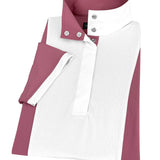 Essex Classics Girls "Luna II" Dark Pink Self - Trim Short Sleeve Performance Show Shirt - Essex Classics - Equiluxe Tack
