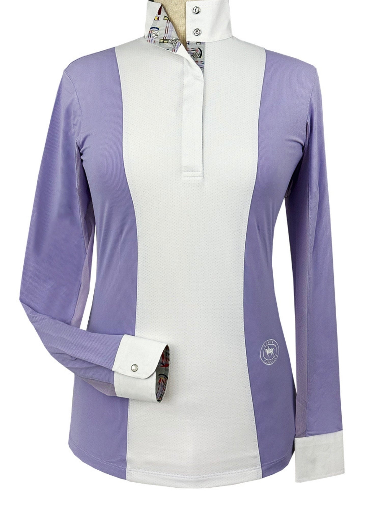 Essex Classics Girls "Luna II" Lavender with Jumper Classic Long Sleeve Performance Show Shirt - Essex Classics - Equiluxe Tack