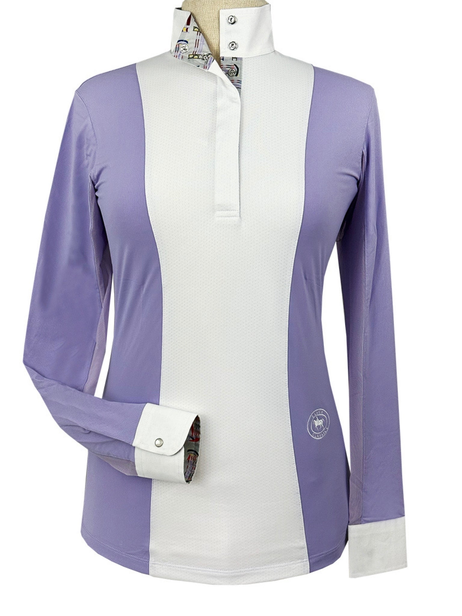 Essex Classics Girls "Luna II" Lavender with Jumper Classic Long Sleeve Performance Show Shirt - Essex Classics - Equiluxe Tack