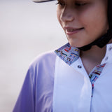 Essex Classics Girls "Luna II" Lavender with Jumper Classic Short Sleeve Performance Show Shirt - Essex Classics - Equiluxe Tack