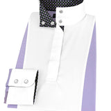 Essex Classics Girls "Luna II" Lilac Long Sleeve Performance Show Shirt with Diamond and Daisy Trim - Essex Classics - Equiluxe Tack