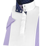 Essex Classics Girls "Luna II" Lilac Short Sleeve Performance Show Shirt with Bits Trim - Essex Classics - Equiluxe Tack
