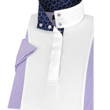 Essex Classics Girls "Luna II" Lilac Short Sleeve Performance Show Shirt with Bits Trim - Essex Classics - Equiluxe Tack