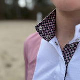 Essex Classics Girls "Luna II" Pink Long Sleeve Performance Show Shirt - Essex Classics - Equiluxe Tack