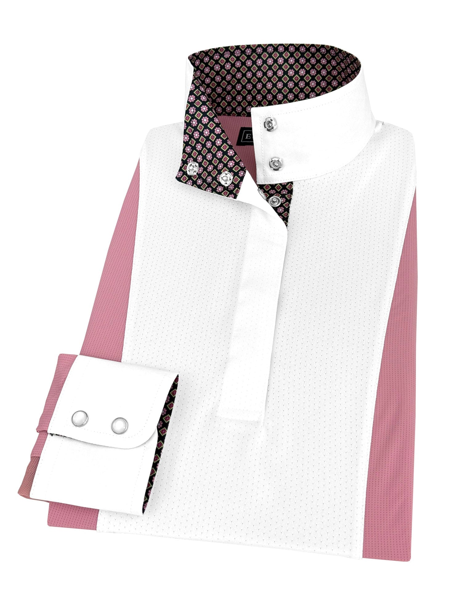 Essex Classics Girls "Luna II" Pink Long Sleeve Performance Show Shirt - Essex Classics - Equiluxe Tack