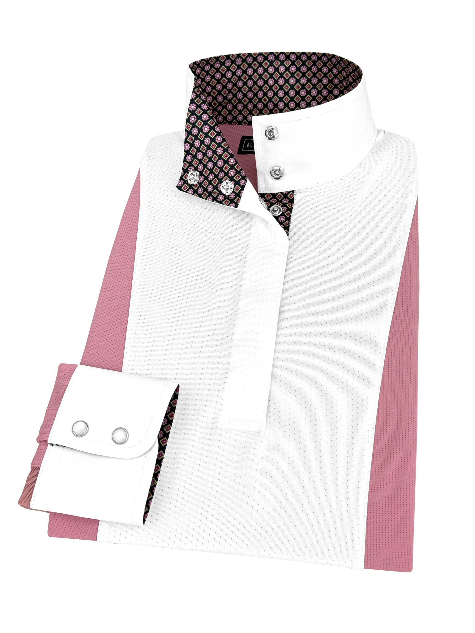 Essex Classics Girls "Luna II" Pink Long Sleeve Performance Show Shirt - Essex Classics - Equiluxe Tack