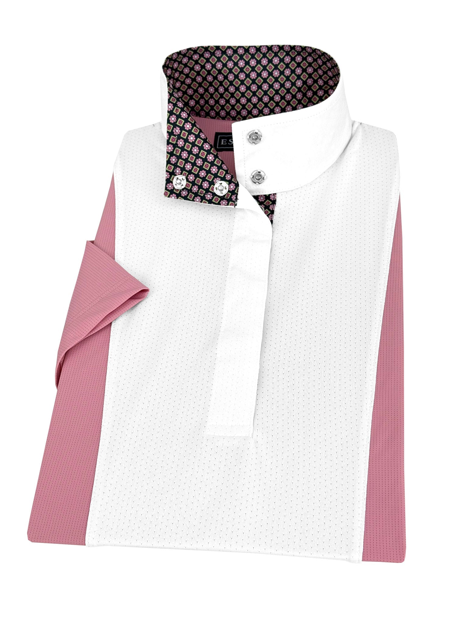 Essex Classics Girls "Luna II" Pink Short Sleeve Performance Show Shirt - Essex Classics - Equiluxe Tack