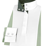 Essex Classics Girls "Luna II" Sage Green Long Sleeve Performance Show Shirt - Essex Classics - Equiluxe Tack