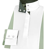 Essex Classics Girls "Luna II" Sage Green Long Sleeve Performance Show Shirt - Essex Classics - Equiluxe Tack