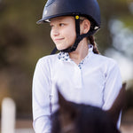 Essex Classics Golf Carts Girls Talent Yarn Straight Collar Long Sleeve Show Shirt - Essex Classics - Equiluxe Tack