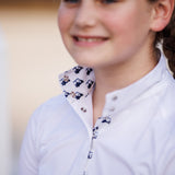 Essex Classics Golf Carts Girls Talent Yarn Straight Collar Short Sleeve Show Shirt - Essex Classics - Equiluxe Tack