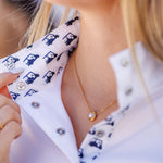 Essex Classics Golf Carts Ladies Talent Yarn Straight Collar Long Sleeve Show Shirt - Essex Classics - Equiluxe Tack