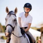 Essex Classics Golf Carts Ladies Talent Yarn Straight Collar Short Sleeve Show Shirt - Essex Classics - Equiluxe Tack