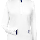 Essex Classics Happy Hour Ladies Talent Yarn Straight Collar Long Sleeve Show Shirt - Essex Classics - Equiluxe Tack