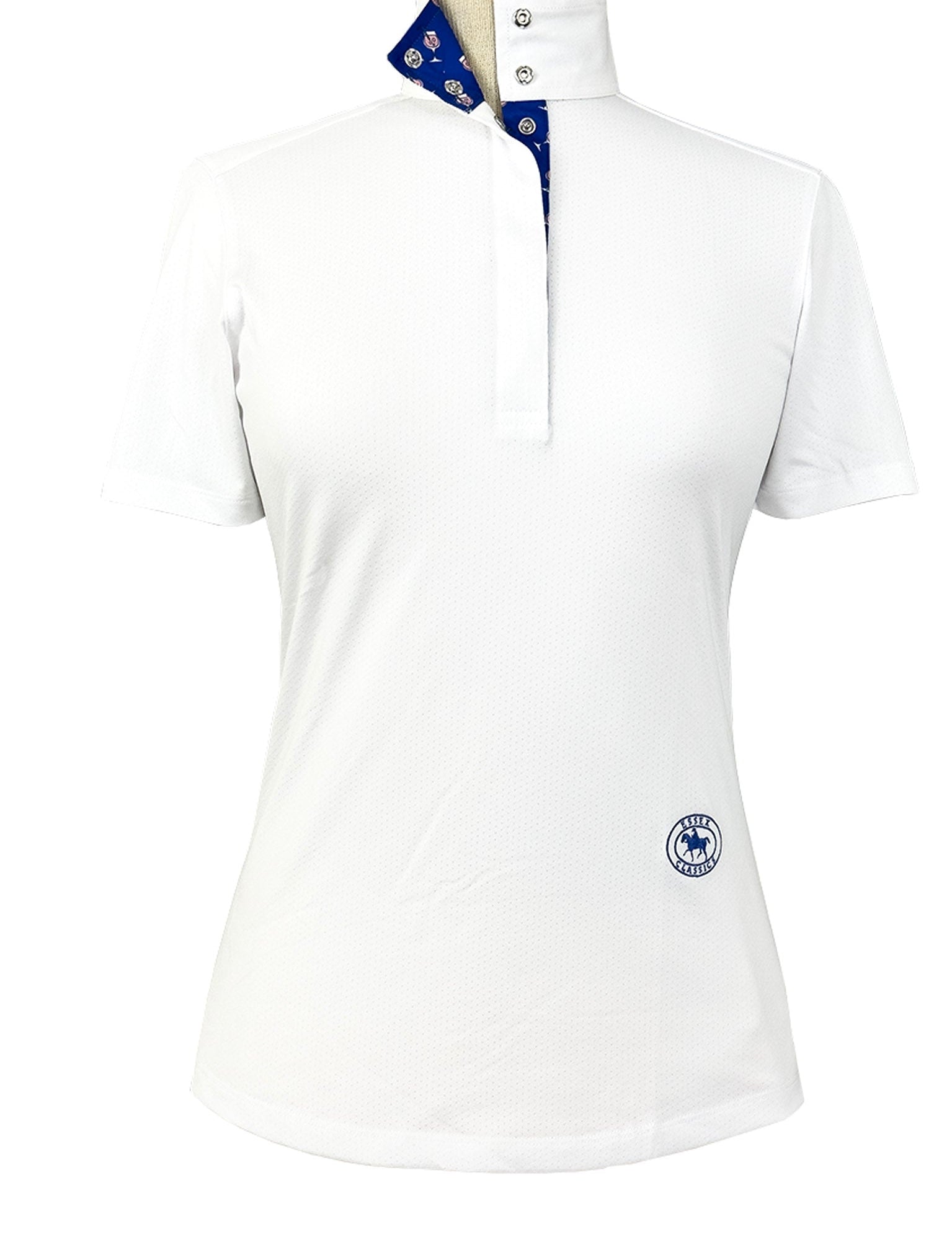 Essex Classics Happy Hour Ladies Talent Yarn Straight Collar Short Sleeve Show Shirt - Essex Classics - Equiluxe Tack