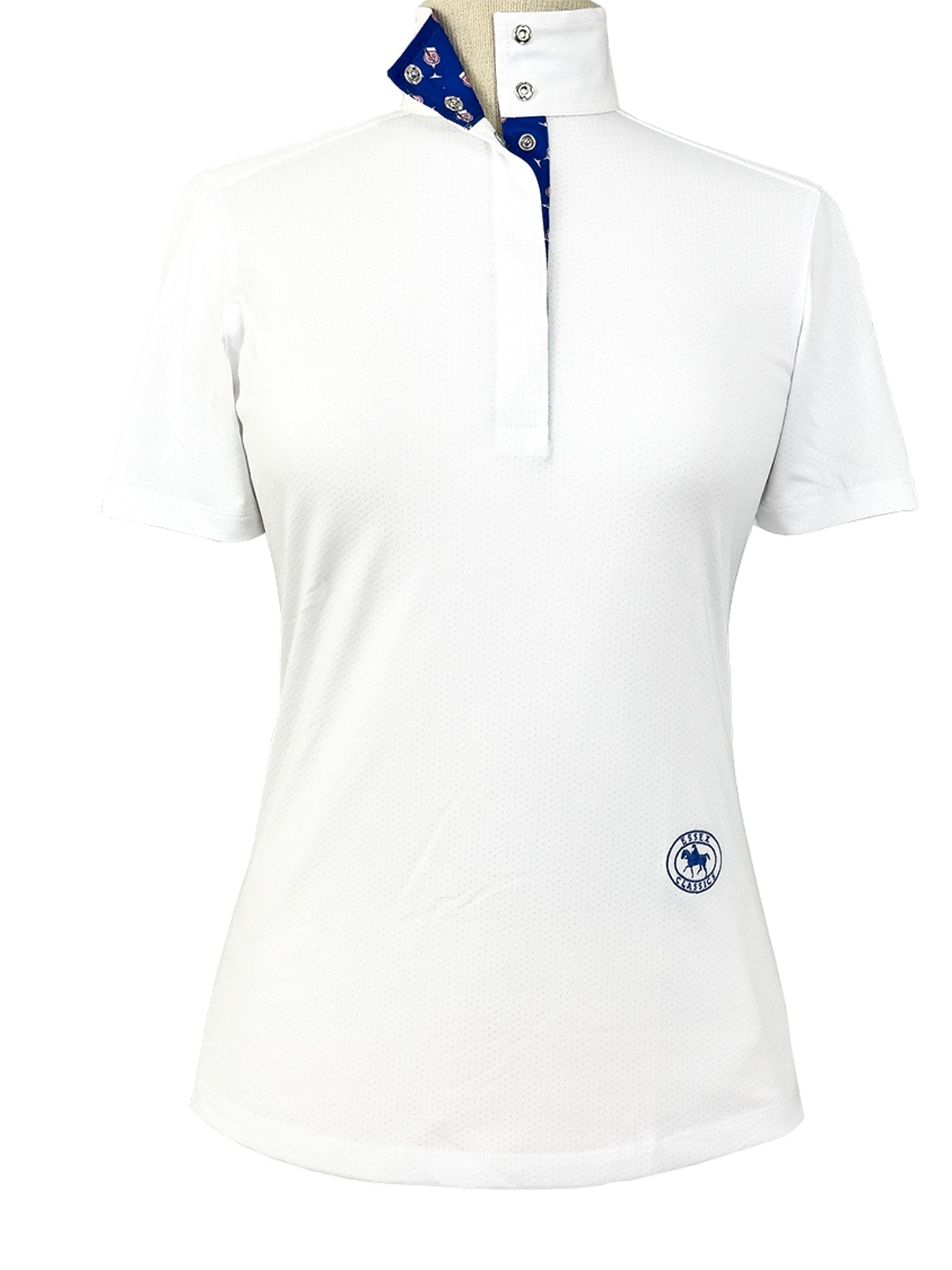Essex Classics Happy Hour Ladies Talent Yarn Straight Collar Short Sleeve Show Shirt - Essex Classics - Equiluxe Tack