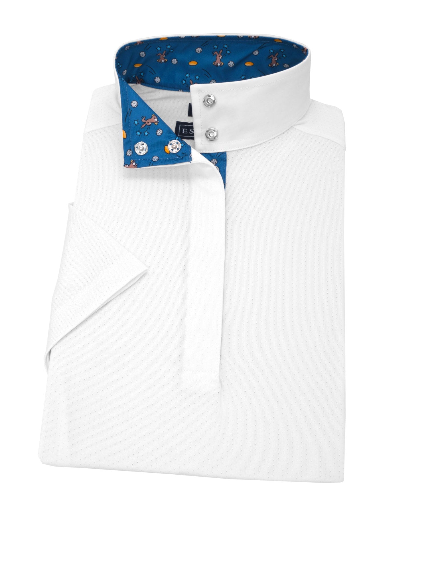 Essex Classics Hole in One Bunny Ladies Talent Yarn Straight Collar Short Sleeve Show Shirt - Essex Classics - Equiluxe Tack