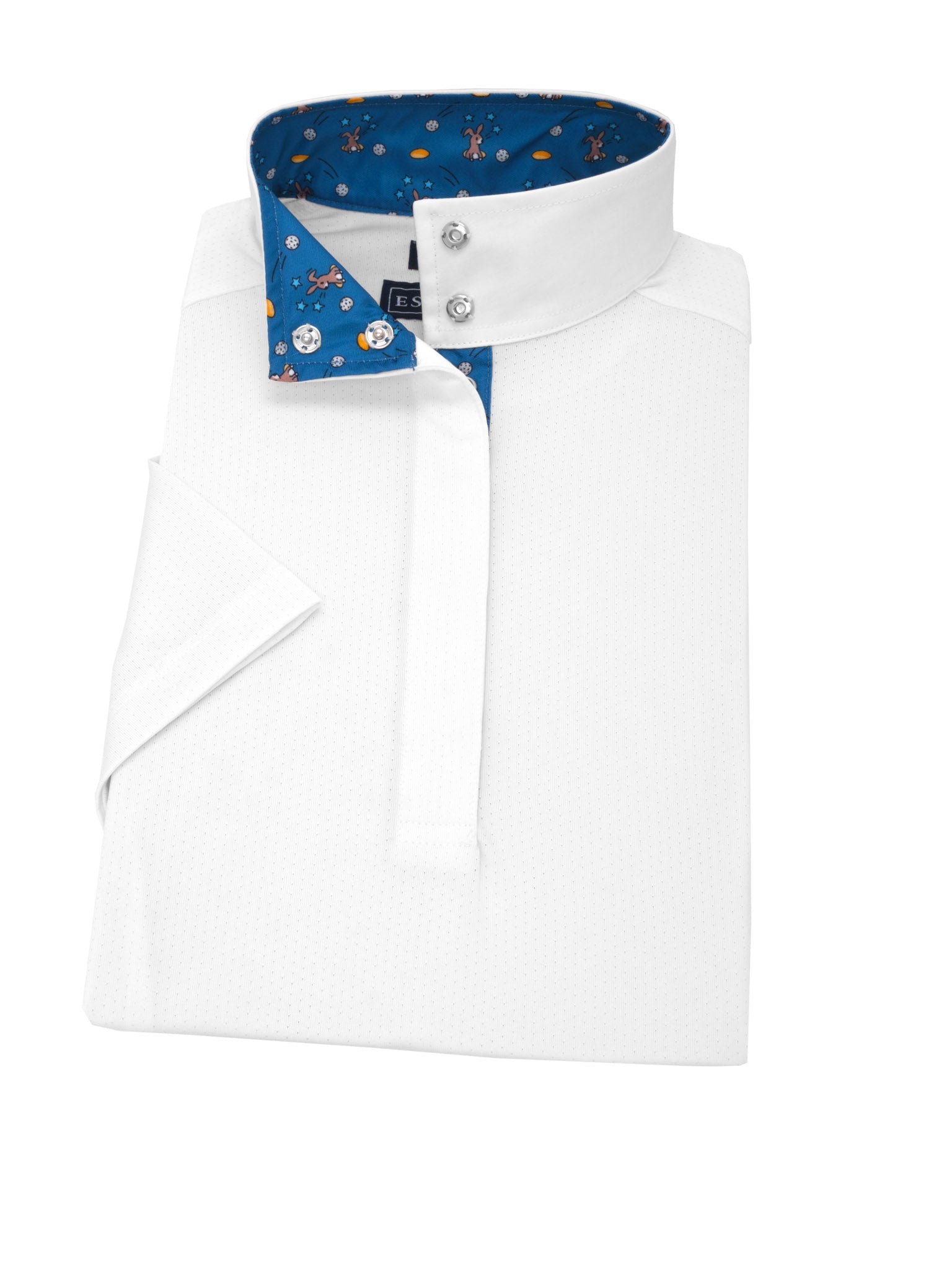 Essex Classics Hole in One Bunny Ladies Talent Yarn Straight Collar Short Sleeve Show Shirt - Essex Classics - Equiluxe Tack