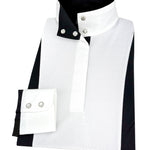 Essex Classics Ladies "Luna II" Black Self - Trim Long Sleeve Performance Show Shirt - Essex Classics - Equiluxe Tack