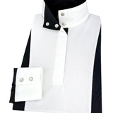 Essex Classics Ladies "Luna II" Black Self - Trim Long Sleeve Performance Show Shirt - Essex Classics - Equiluxe Tack
