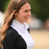 Essex Classics Ladies "Luna II" Black with Unicorns Long Sleeve Performance Show Shirt - Essex Classics - Equiluxe Tack