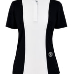 Essex Classics Ladies "Luna II" Black with Unicorns Short Sleeve Performance Show Shirt - Essex Classics - Equiluxe Tack