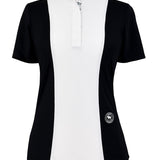 Essex Classics Ladies "Luna II" Black with Unicorns Short Sleeve Performance Show Shirt - Essex Classics - Equiluxe Tack