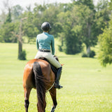 Essex Classics Ladies "Luna II" Forest Green Self - Trim Long Sleeve Performance Show Shirt - Essex Classics - Equiluxe Tack