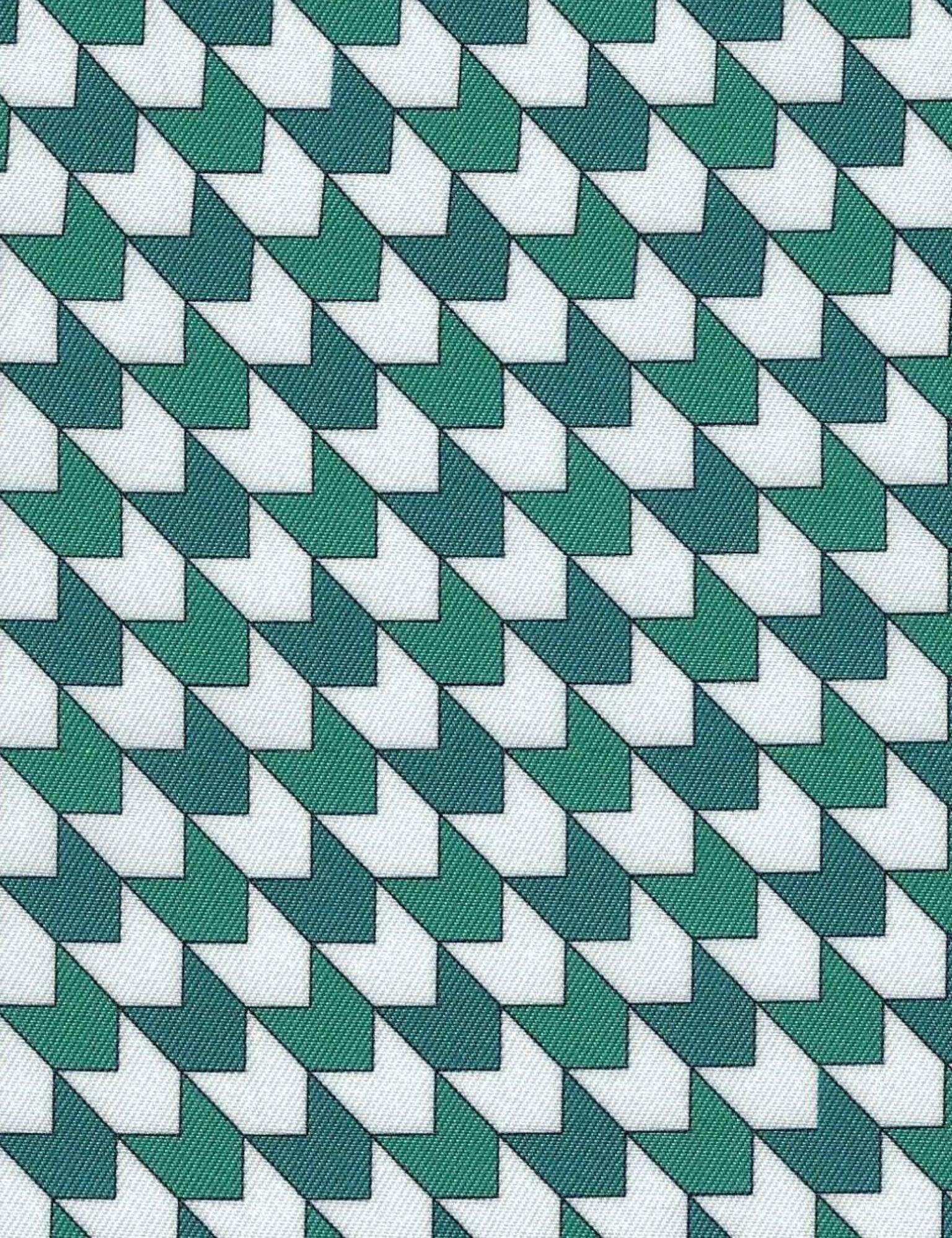Essex Classics Ladies "Luna II" Forest Green with Geometric Long Sleeve Performance Show Shirt - Essex Classics - Equiluxe Tack