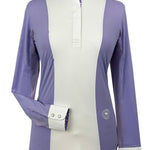 Essex Classics Ladies "Luna II" Lavender with Daisy Delight Long Sleeve Performance Show Shirt - Equiluxe Tack