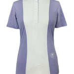 Essex Classics Ladies "Luna II" Lavender with Daisy Delight Short Sleeve Performance Show Shirt - Equiluxe Tack