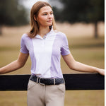 Essex Classics Ladies "Luna II" Lavender with Jumper Classic Short Sleeve Performance Show Shirt - Equiluxe Tack