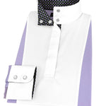 Essex Classics Ladies "Luna II" Lilac Long Sleeve Performance Show Shirt with Diamond and Daisy Trim - Essex Classics - Equiluxe Tack