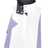 Essex Classics Ladies "Luna II" Lilac Short Sleeve Performance Show Shirt with Diamond and Daisy Trim - Essex Classics - Equiluxe Tack