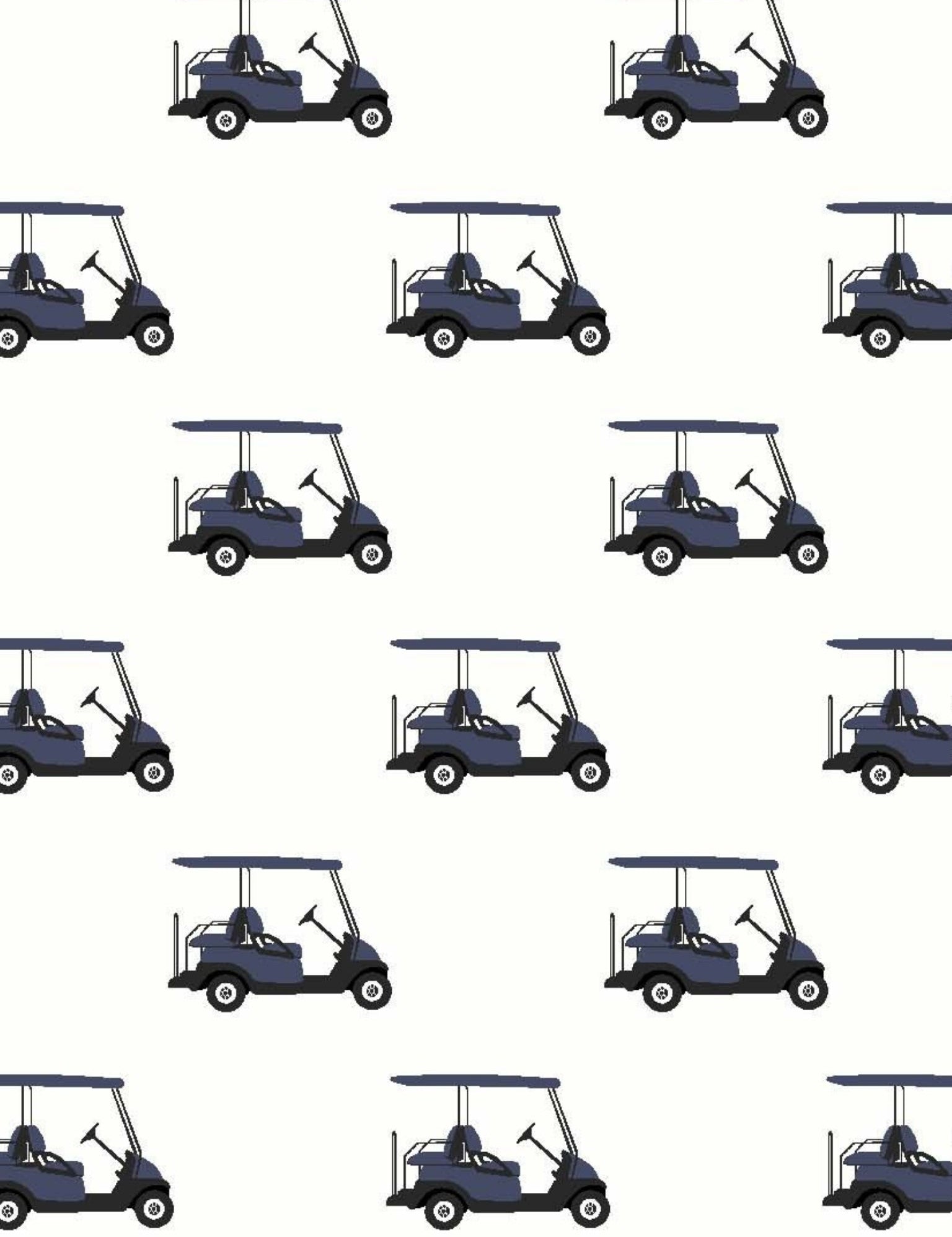 Essex Classics Ladies "Luna II" Marine Blue with Golf Carts Short Sleeve Performance Show Shirt - Equiluxe Tack