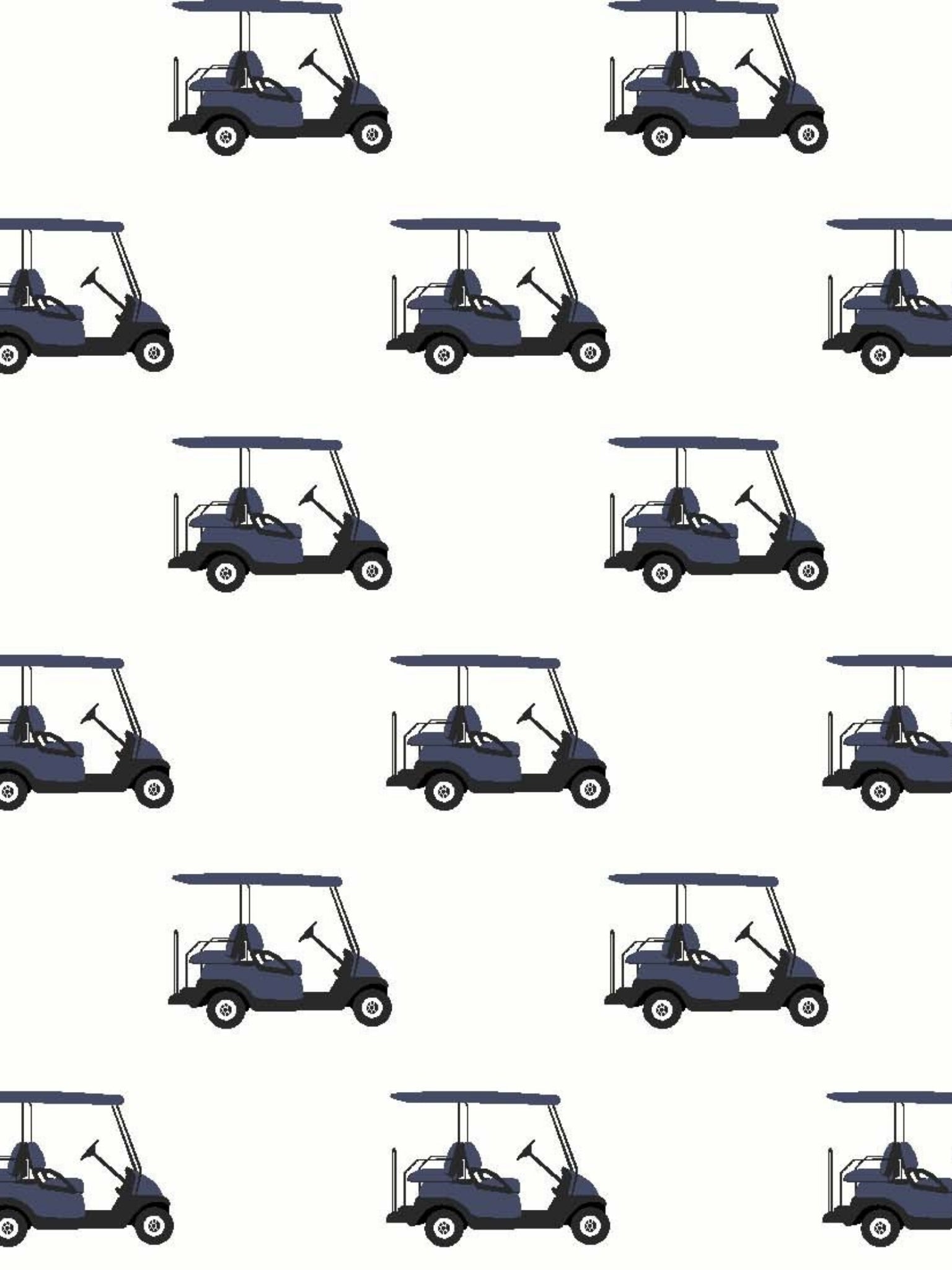 Essex Classics Ladies "Luna II" Marine Blue with Golf Carts Short Sleeve Performance Show Shirt - Equiluxe Tack