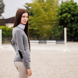 Essex Classics Ladies "Luna II" Marine Blue with Lone Star Long Sleeve Performance Show Shirt - Equiluxe Tack