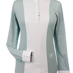Essex Classics Ladies "Luna II" Seafoam with Hunter Derby Long Sleeve Performance Show Shirt - Equiluxe Tack