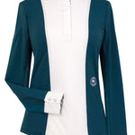 Essex Classics Ladies "Luna II" Teal with Cozy Crew Long Sleeve Performance Show Shirt - Equiluxe Tack