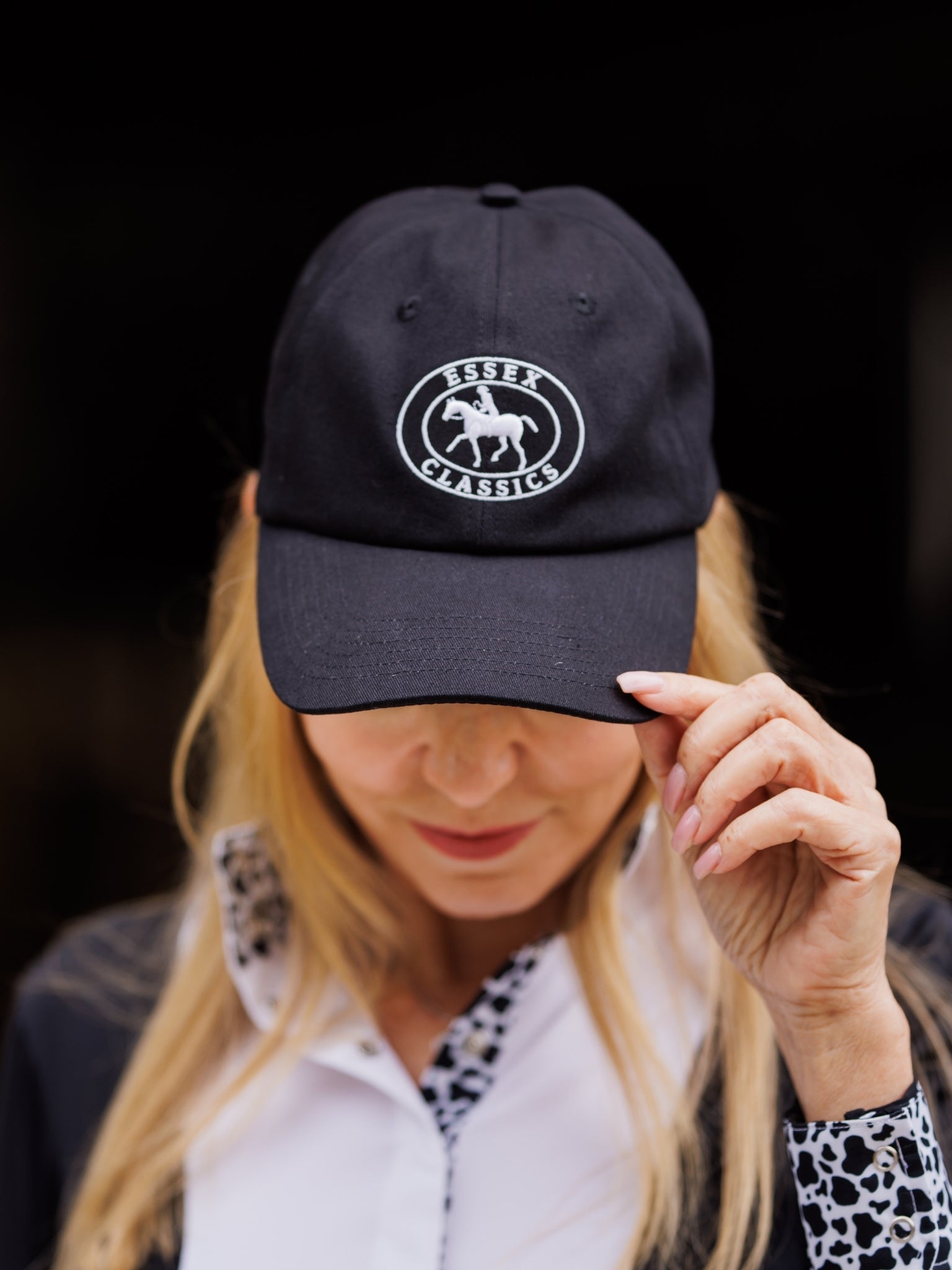 Essex Classics Logo Hat - Black - Essex Classics - Equiluxe Tack