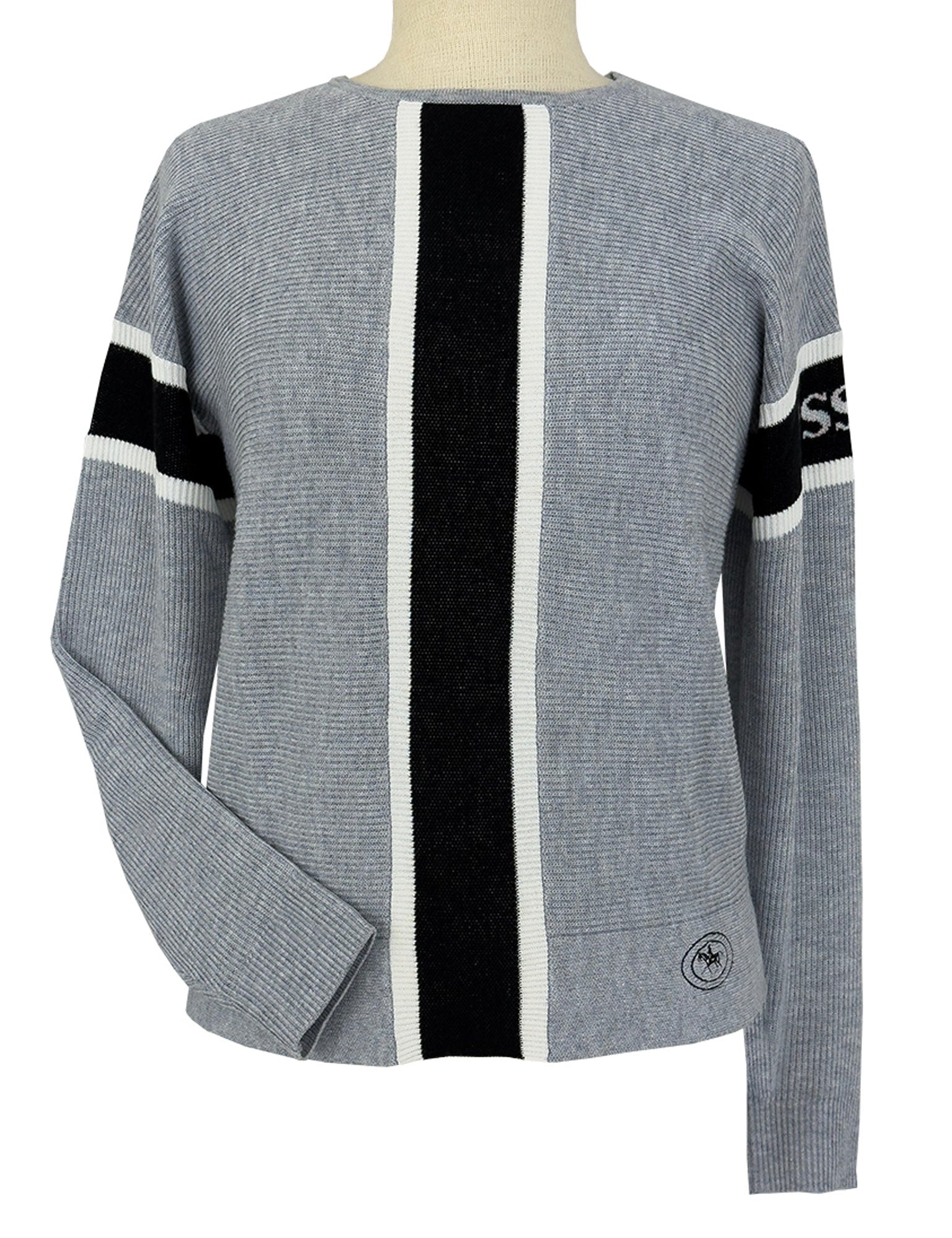 Essex Classics Logo Sweater - Grey - Essex Classics - Equiluxe Tack