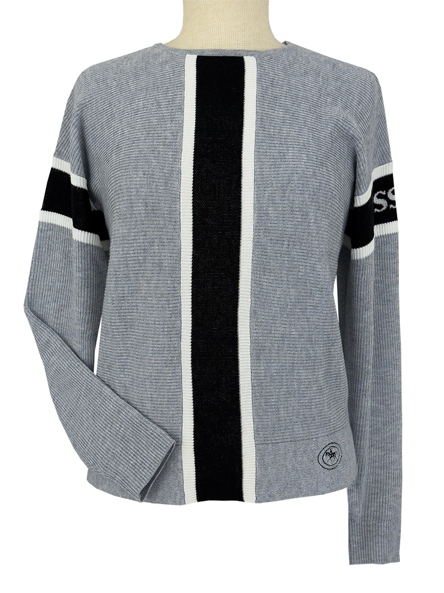 Essex Classics Logo Sweater - Grey - Essex Classics - Equiluxe Tack