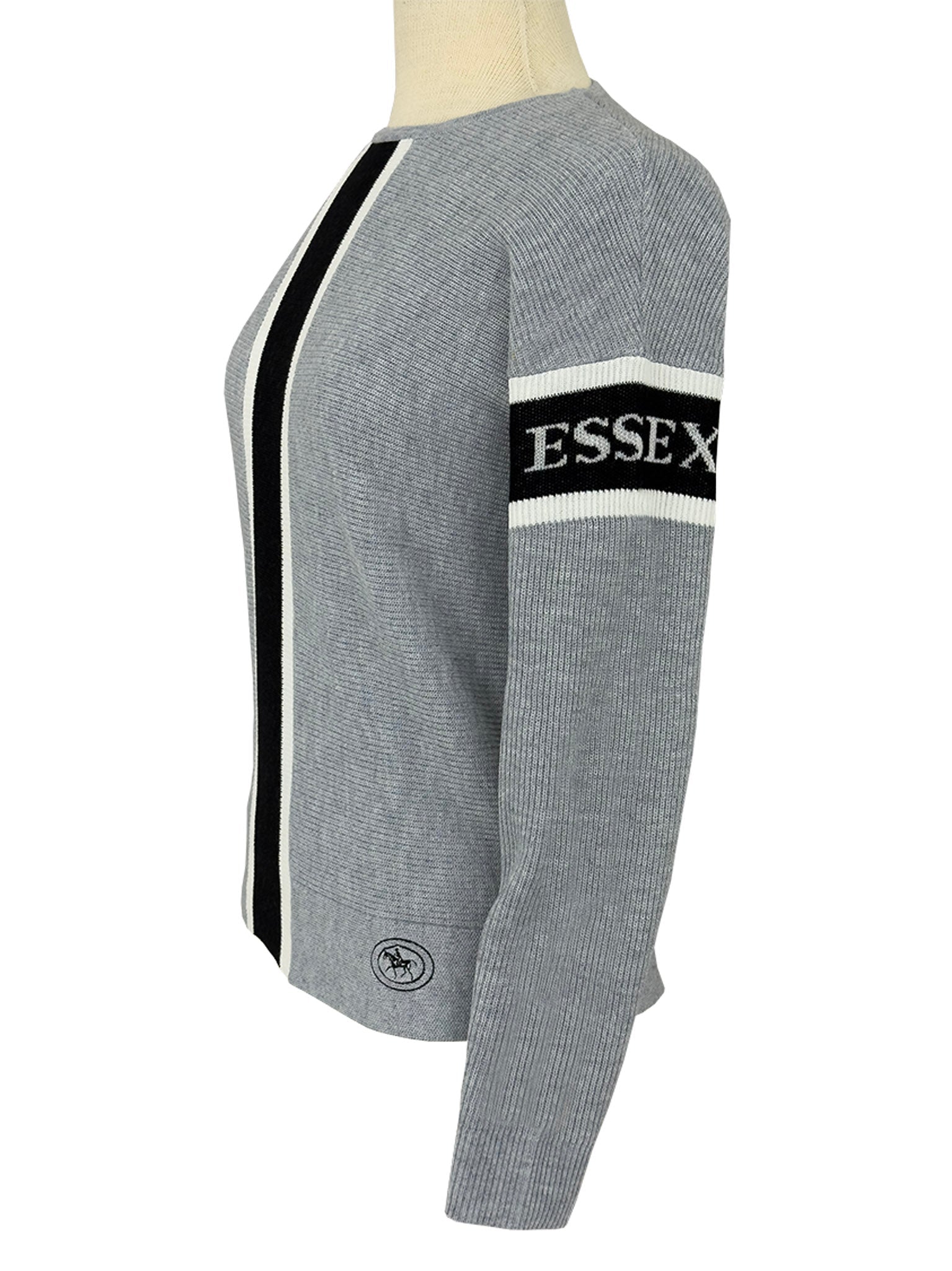 Essex Classics Logo Sweater - Grey - Essex Classics - Equiluxe Tack