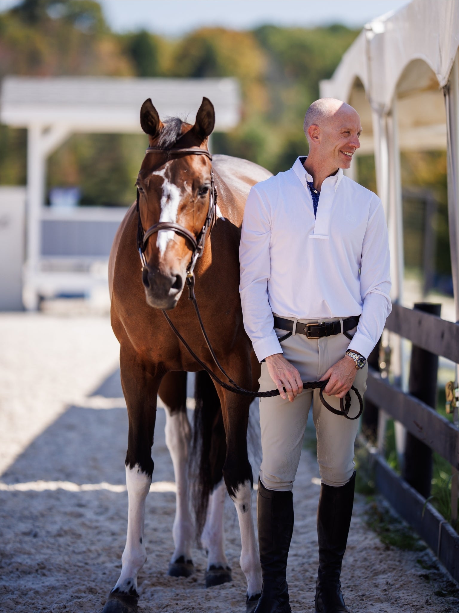 Essex Classics Men's Beautiful Bits Talent Yarn Long Sleeve Show Shirt - Equiluxe Tack