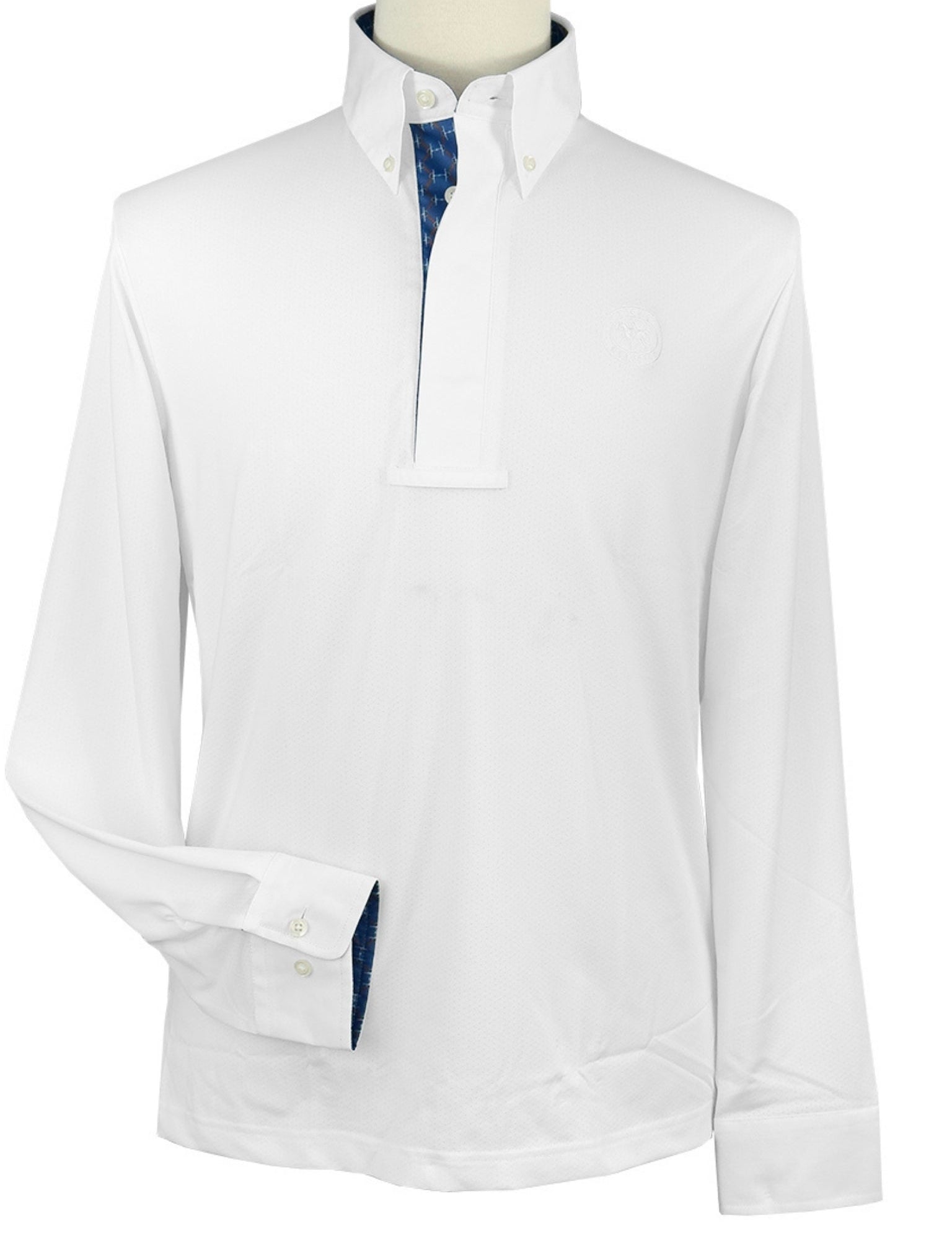 Essex Classics Men's Braided Reins & Bits Talent Yarn Long Sleeve Show Shirt - Equiluxe Tack