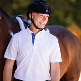 Essex Classics Men's Braided Reins & Bits Talent Yarn Short Sleeve Show Shirt - Equiluxe Tack